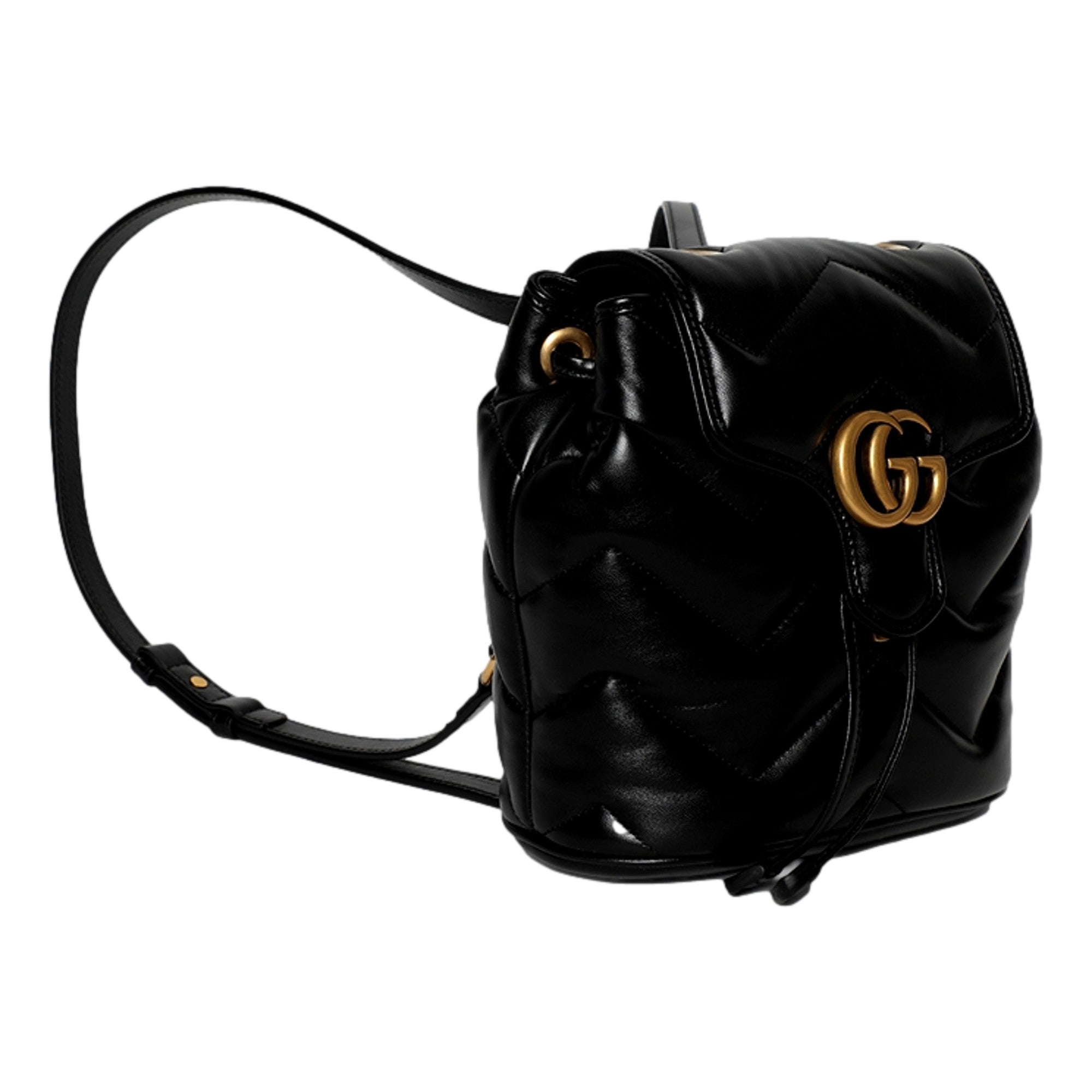 Gucci GG Marmont Backpack: Luxurious Black Quilted Leather Style -   Shop Bags LLC 