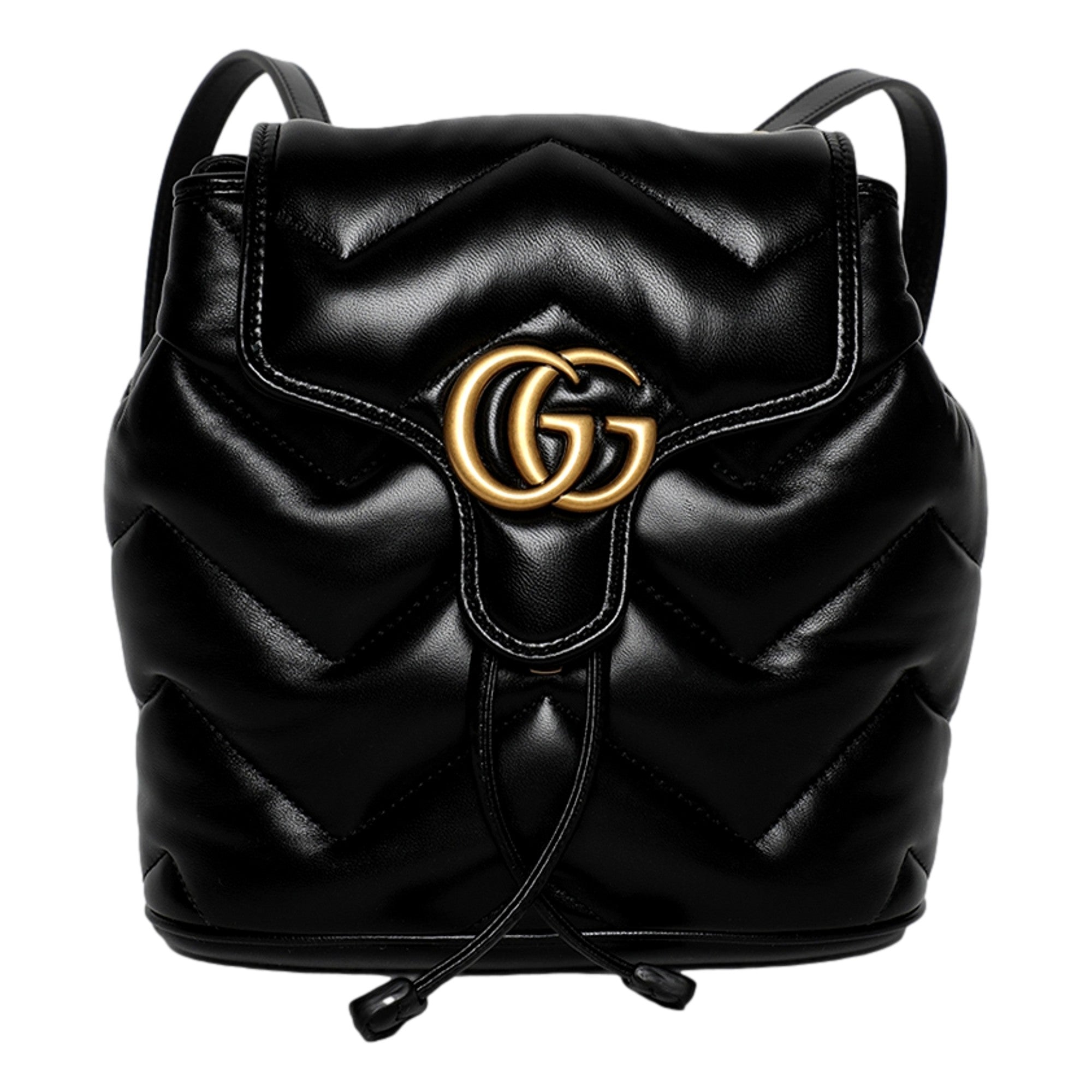 Gucci GG Marmont Backpack: Luxurious Black Quilted Leather Style -   Shop Bags LLC 