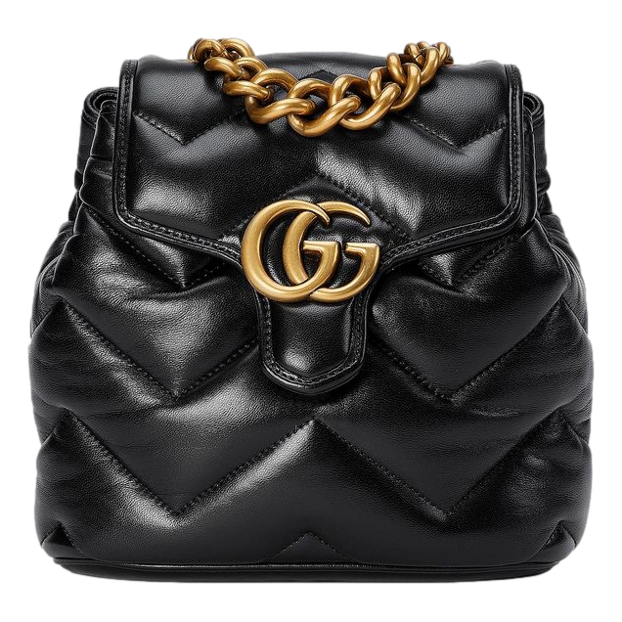 Gucci GG Marmont Backpack: Luxurious Black Quilted Leather Style -   Shop Bags LLC 