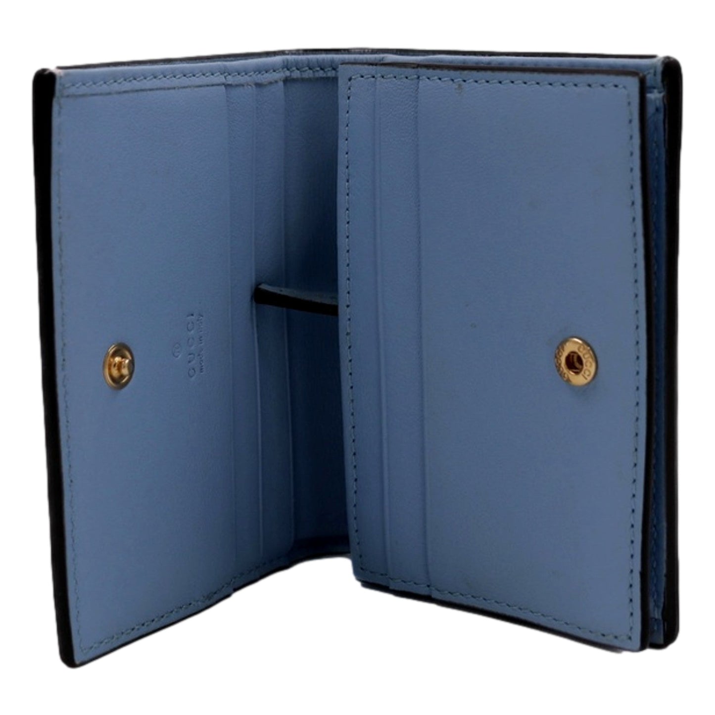 Gucci GG Marmont Canvas Wallet: Elegant Pink & Blue Card Case -   Shop Bags LLC