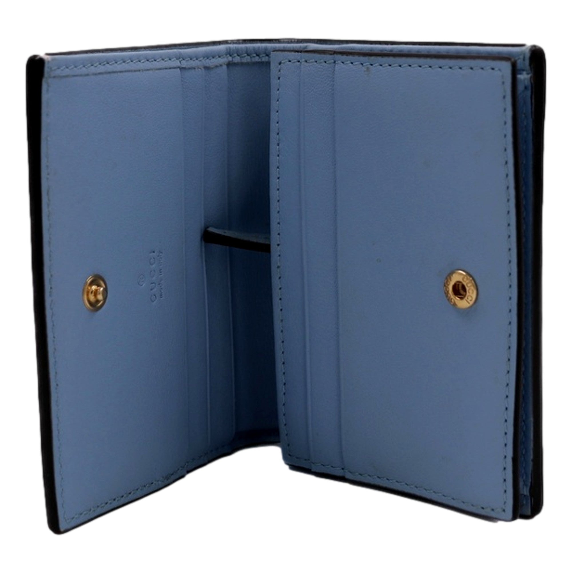 Gucci GG Marmont Canvas Wallet: Elegant Pink & Blue Card Case -   Shop Bags LLC