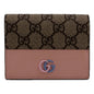 Gucci GG Marmont Canvas Wallet: Elegant Pink & Blue Card Case -   Shop Bags LLC