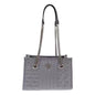 Gucci GG Marmont Tote Bag: Silver Chain Shoulder Bag in Gray Leather -   Shop Bags LLC 