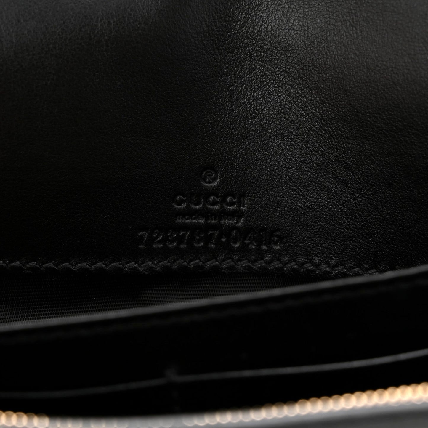 Gucci GG Matelasse Chain Wallet - Luxury Black Shoulder Bag -   Shop Bags LLC 