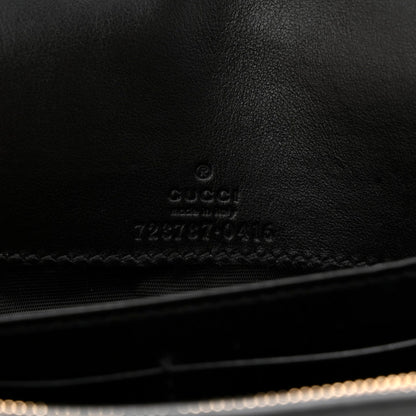 Gucci GG Matelasse Chain Wallet - Luxury Black Shoulder Bag -   Shop Bags LLC 