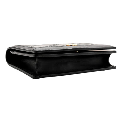Gucci GG Matelasse Chain Wallet - Luxury Black Shoulder Bag -   Shop Bags LLC 