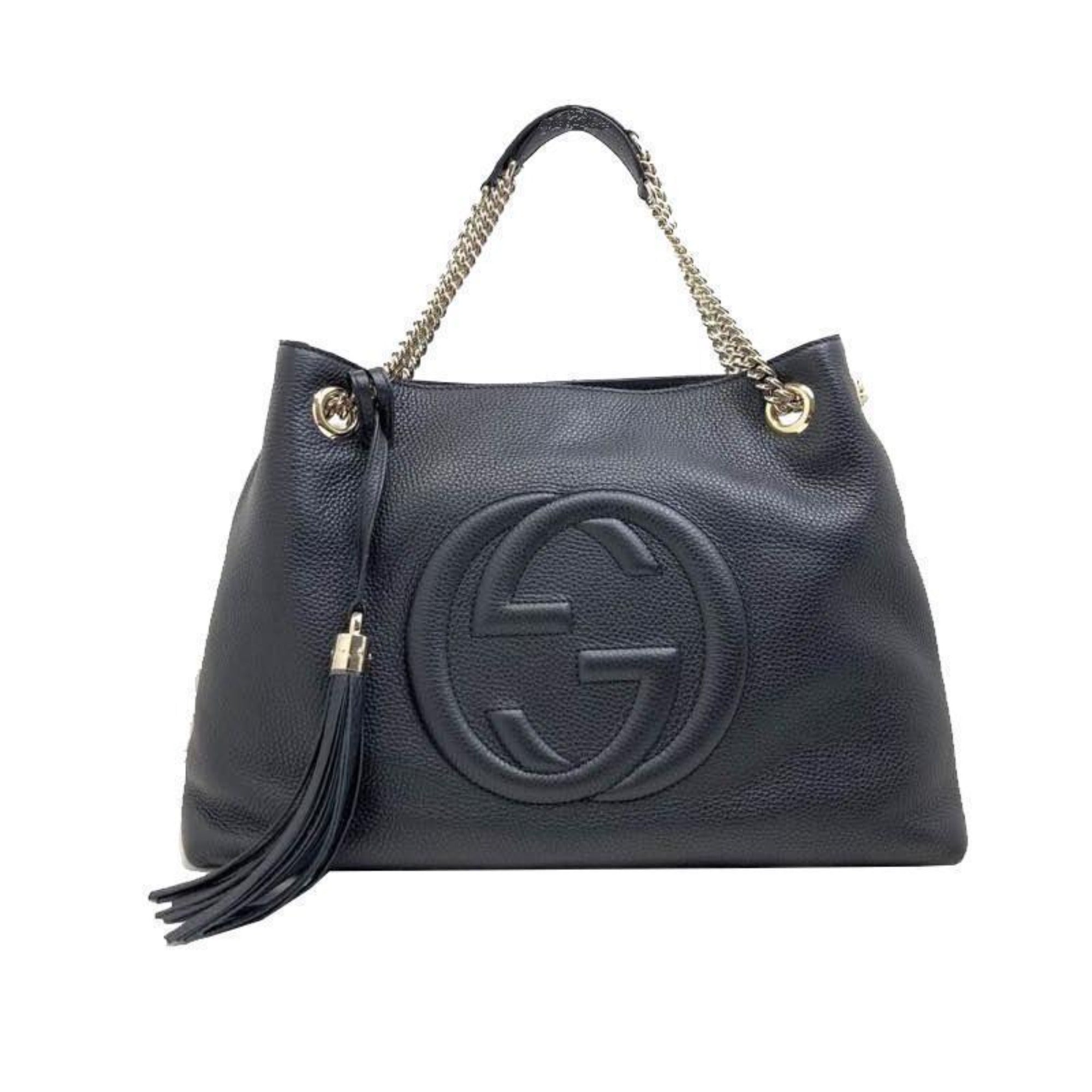 Gucci GG Medium Soho Black Shoulder Bag - Luxury Meets Practicality -   Shop Bags LLC