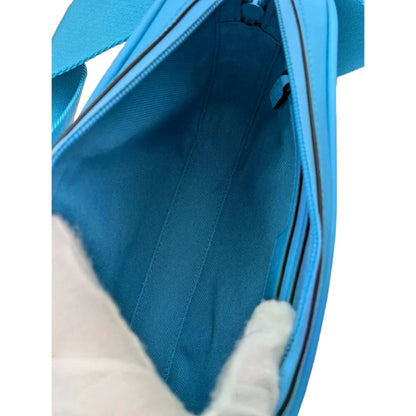 Gucci GG Rubber Effect Crossbody Bag in Blue -   Shop Bags LLC 