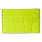 Gucci GG Rubber Effect Neon Yellow Guccissima Leather Card Case Wallet -   Shop Bags LLC 
