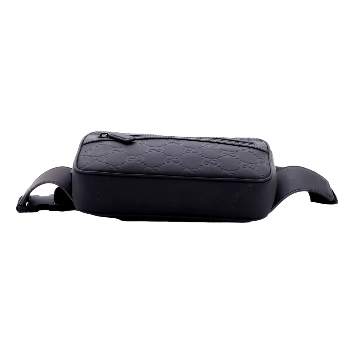 Gucci GG Rubber Effect Small Belt Bag Body Bag Waist Pouch Black -   Shop Bags LLC 