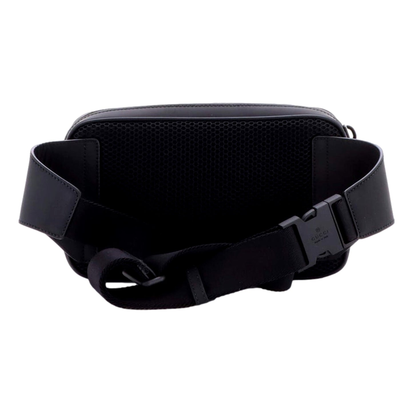 Gucci GG Rubber Effect Small Belt Bag Body Bag Waist Pouch Black -   Shop Bags LLC 