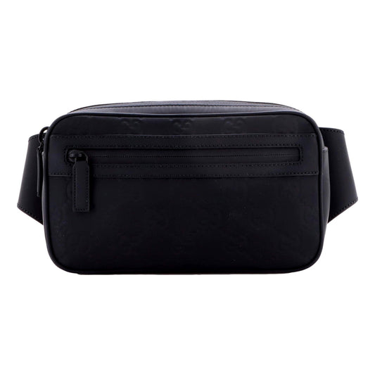 Gucci GG Rubber Effect Small Belt Bag Body Bag Waist Pouch Black -   Shop Bags LLC 