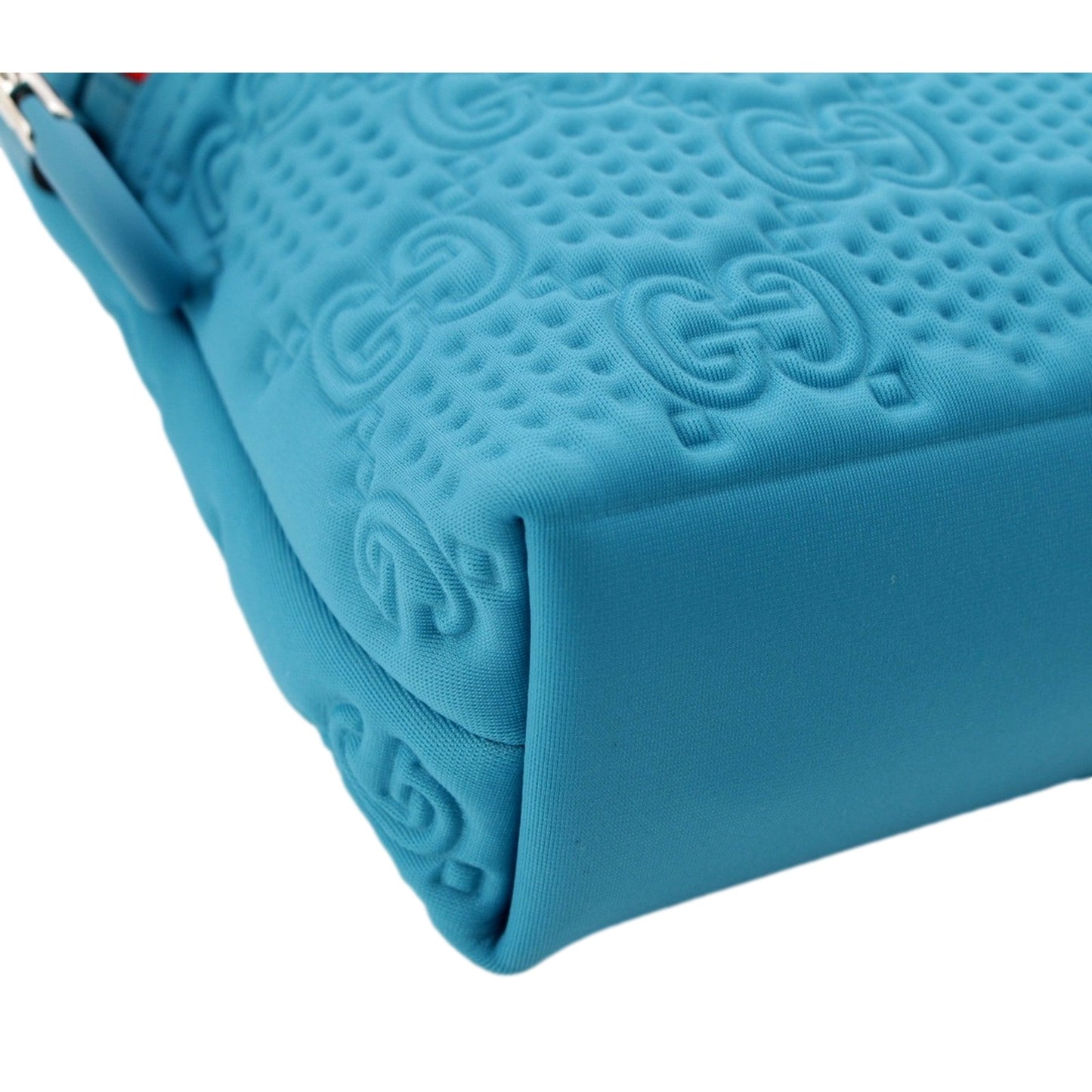 Gucci GG Scuba Neon Blue Small Clutch Pouch Bag -   Shop Bags LLC 