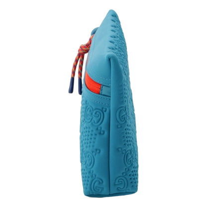 Gucci GG Scuba Neon Blue Small Clutch Pouch Bag -   Shop Bags LLC 