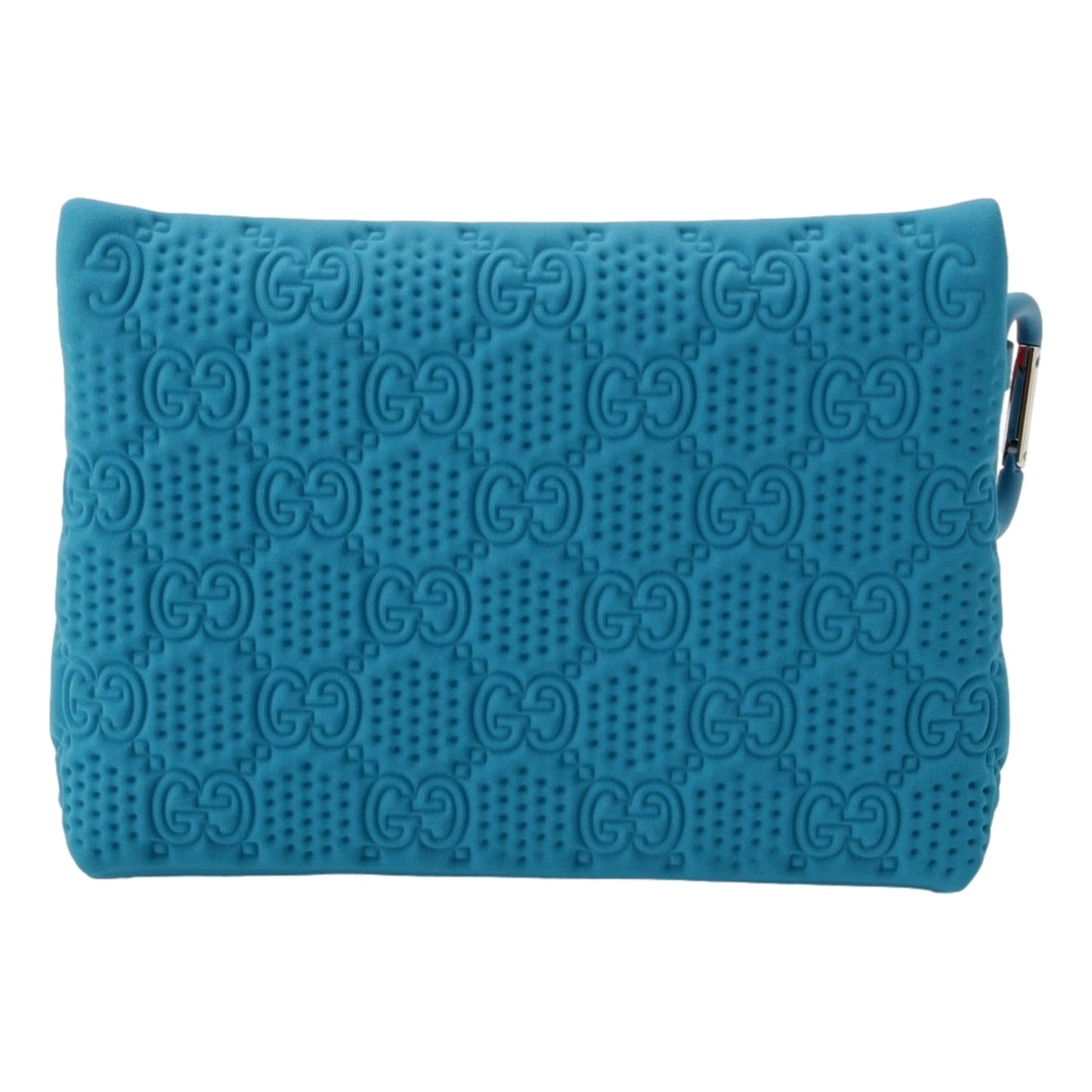Gucci GG Scuba Neon Blue Small Clutch Pouch Bag -   Shop Bags LLC 