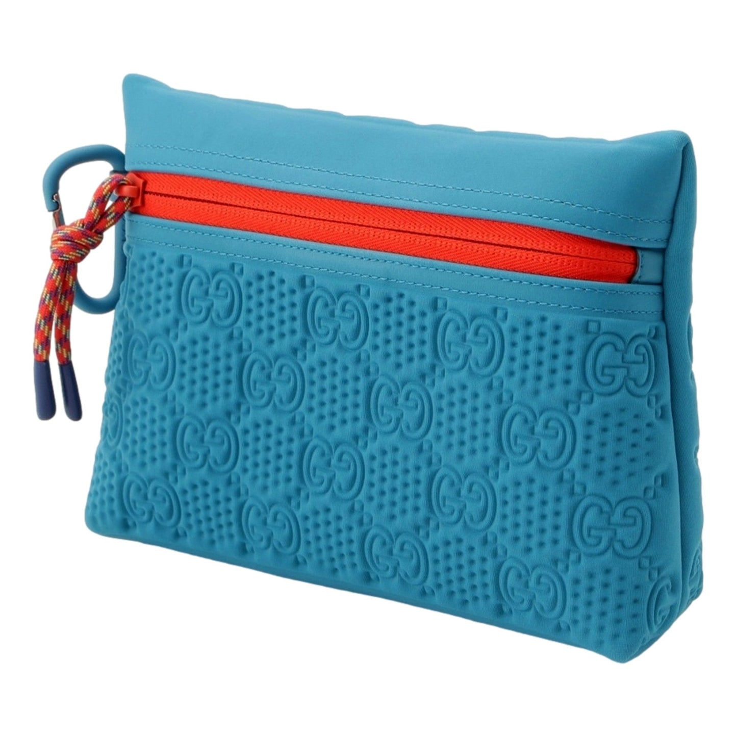 Gucci GG Scuba Neon Blue Small Clutch Pouch Bag -   Shop Bags LLC 
