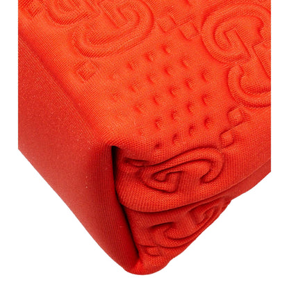 Gucci GG Scuba Neon Orange Rubber-Effect Small Clutch Pouch Bag -   Shop Bags LLC 
