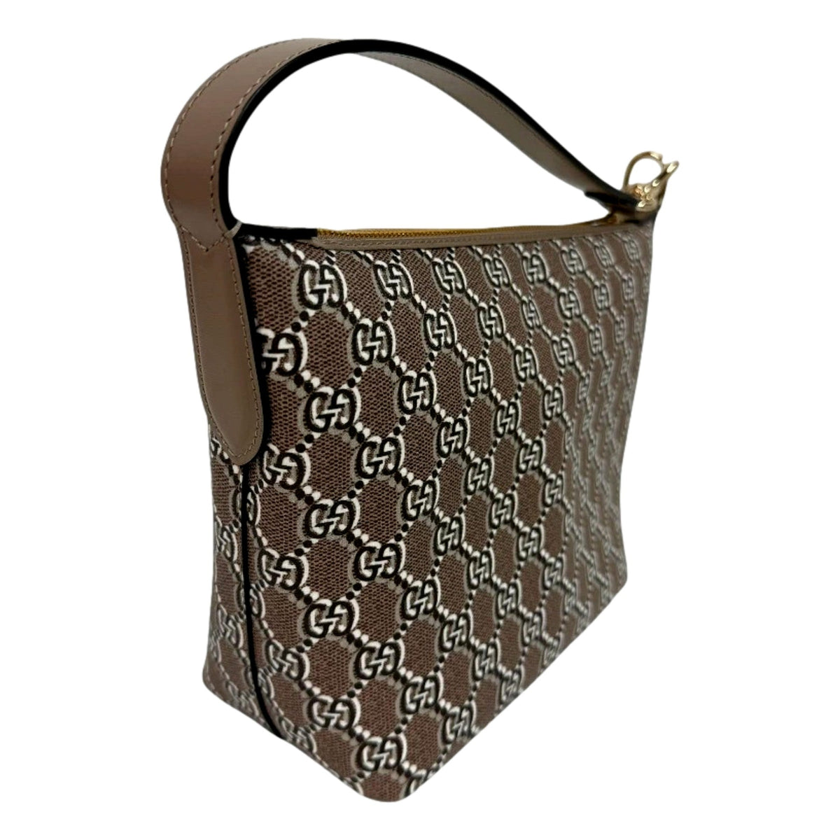 Gucci GG Shadow Monogram Canvas Beige Black Shoulder Bag -   Shop Bags LLC