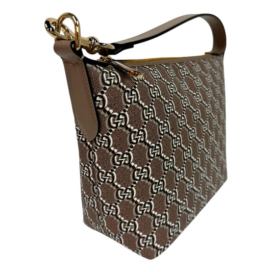 Gucci GG Shadow Monogram Canvas Beige Black Shoulder Bag -   Shop Bags LLC