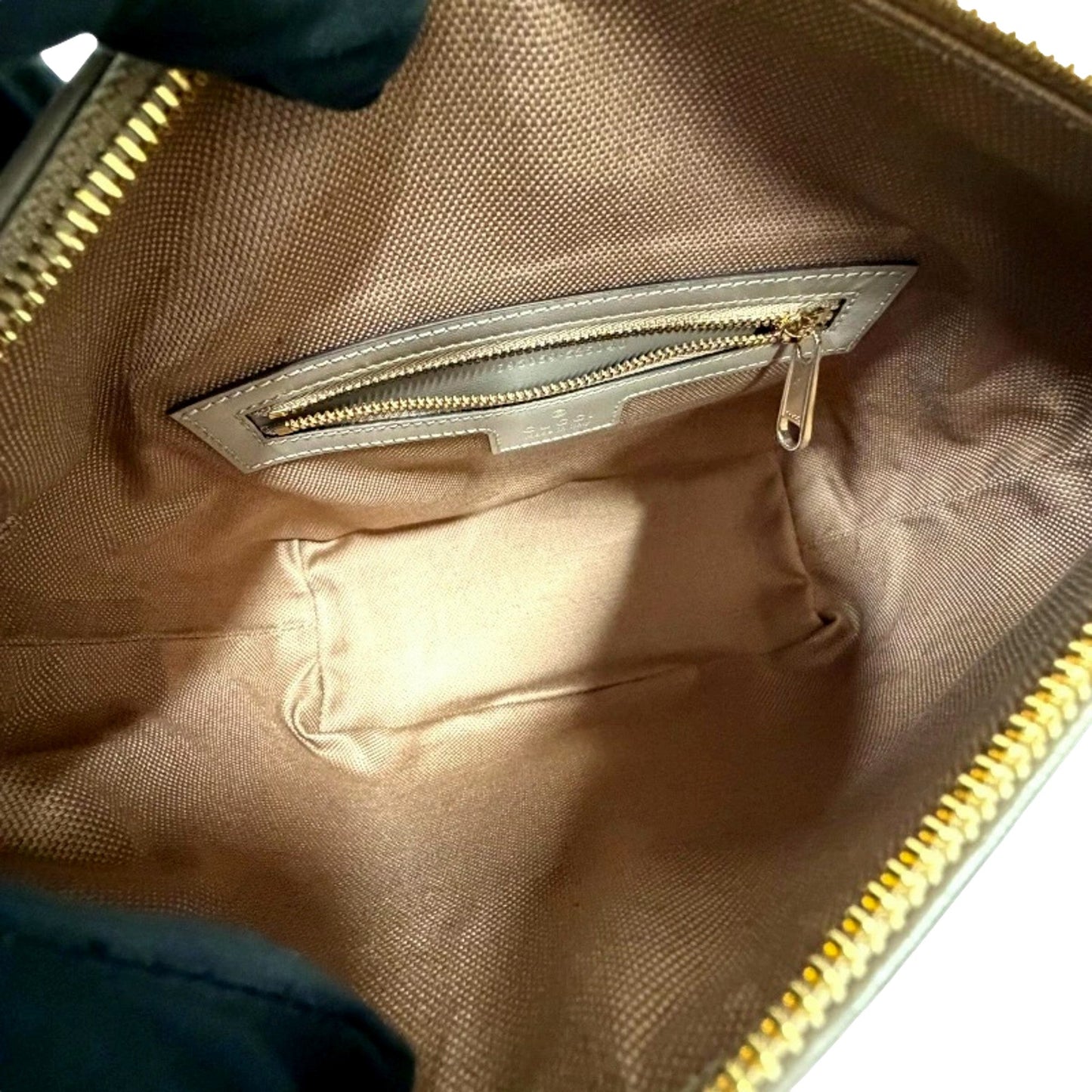 Gucci GG Shadow Monogram Canvas Beige Black Shoulder Bag -   Shop Bags LLC