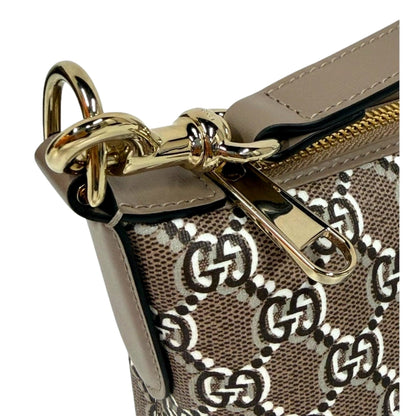 Gucci GG Shadow Monogram Canvas Beige Black Shoulder Bag -   Shop Bags LLC