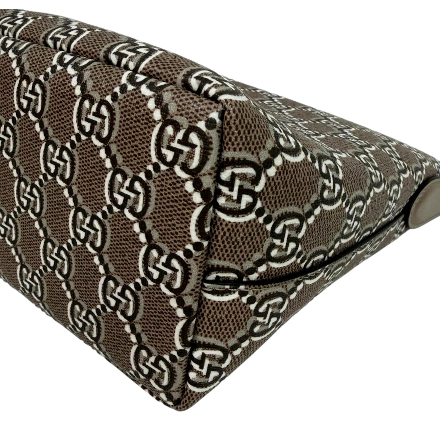 Gucci GG Shadow Monogram Canvas Beige Black Shoulder Bag -   Shop Bags LLC