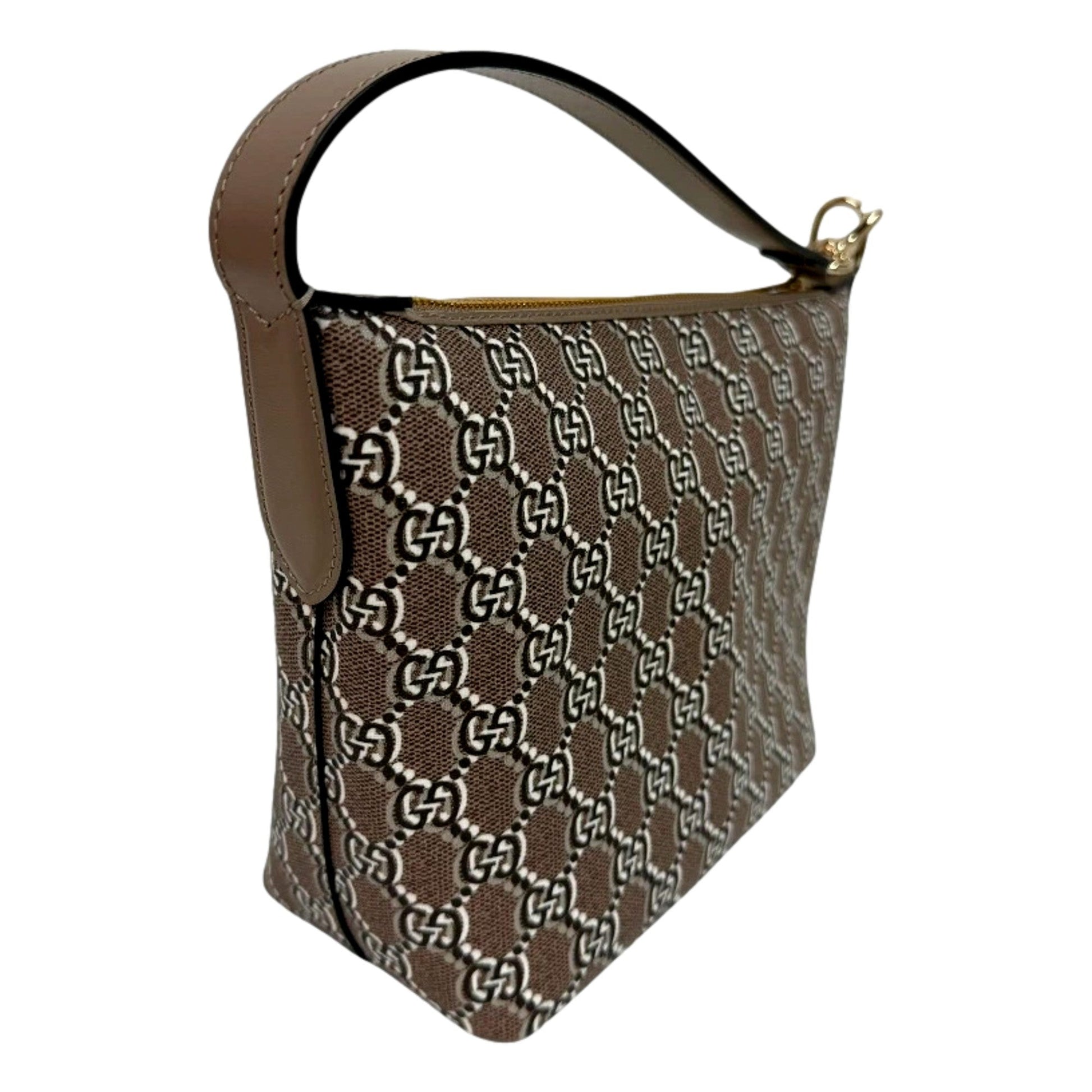 Gucci GG Shadow Monogram Canvas Beige Black Shoulder Bag -   Shop Bags LLC