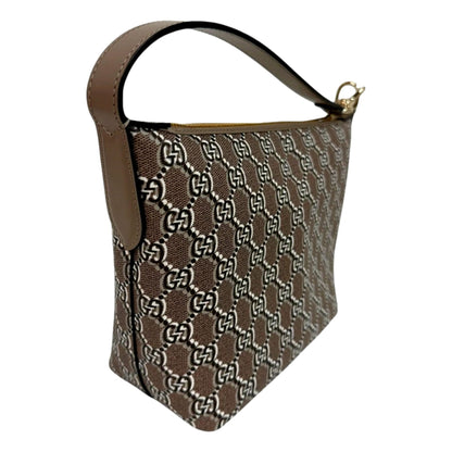 Gucci GG Shadow Monogram Canvas Beige Black Shoulder Bag -   Shop Bags LLC