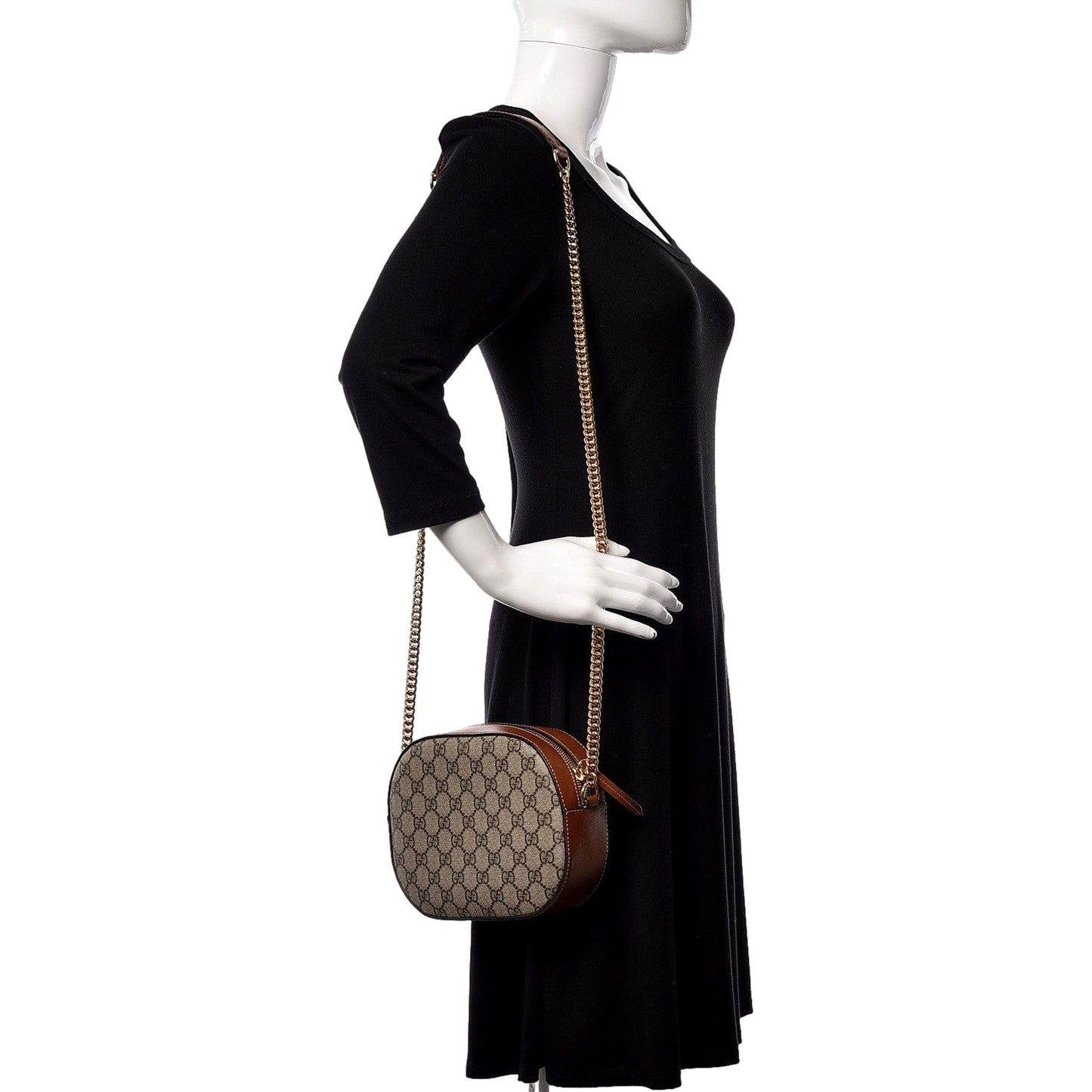 Gucci GG Supreme Canvas Brown Crossbody Bag - Shop Now at Shop Bags -   Shop Bags LLC 