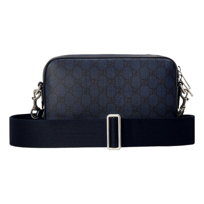 Gucci GG Supreme Canvas Ophidia Small Crossbody Bag in Navy Blue -   Shop Bags LLC 