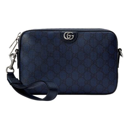 Gucci GG Supreme Canvas Ophidia Small Crossbody Bag in Navy Blue -   Shop Bags LLC 