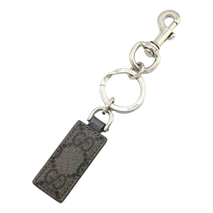 Gucci GG Supreme Canvas Key Ring Charm Silver Hardware -   Shop Bags LLC 