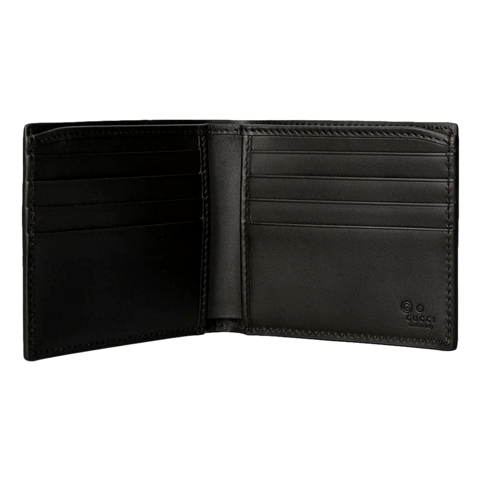 Gucci GG Supreme Canvas Leather Webstripe Bifold Wallet Wallets  Shop -   Shop Bags LLC