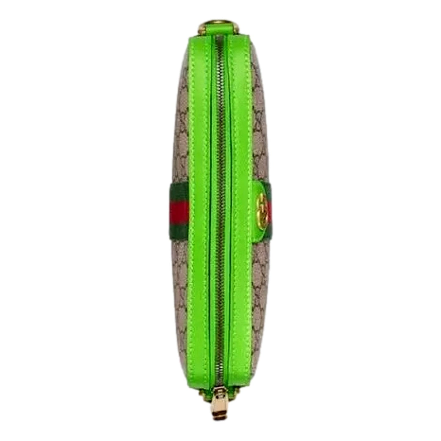 Gucci GG Supreme Canvas Ophidia Small Crossbody Web Stripe Neon Green -   Shop Bags LLC 