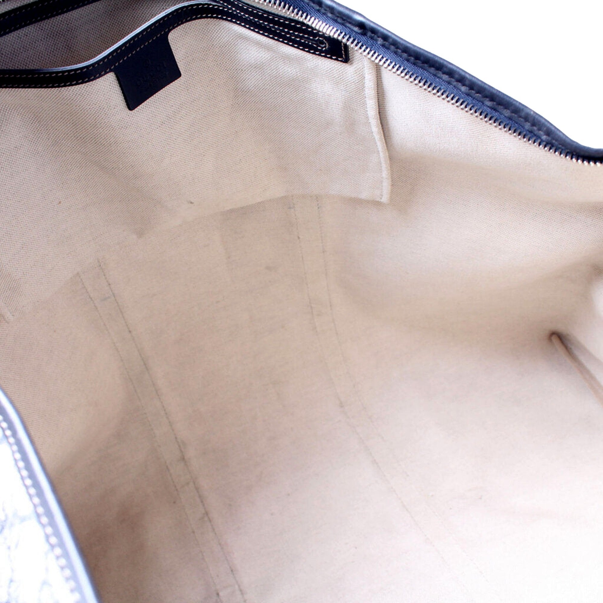 Gucci GG Supreme Coated Canvas Blue Extra Large Joy Tote Overnight Bag -   Shop Bags LLC