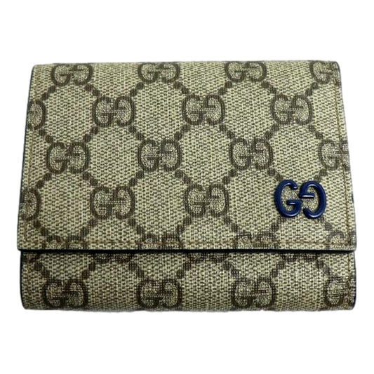 Gucci GG Supreme Coated Canvas Blue Wallet: Elegant & Functional -   Shop Bags LLC 