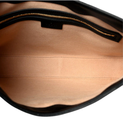 Gucci GG Supreme Monogram Canvas Medium Padlock Shoulder Bag Black -   Shop Bags LLC 