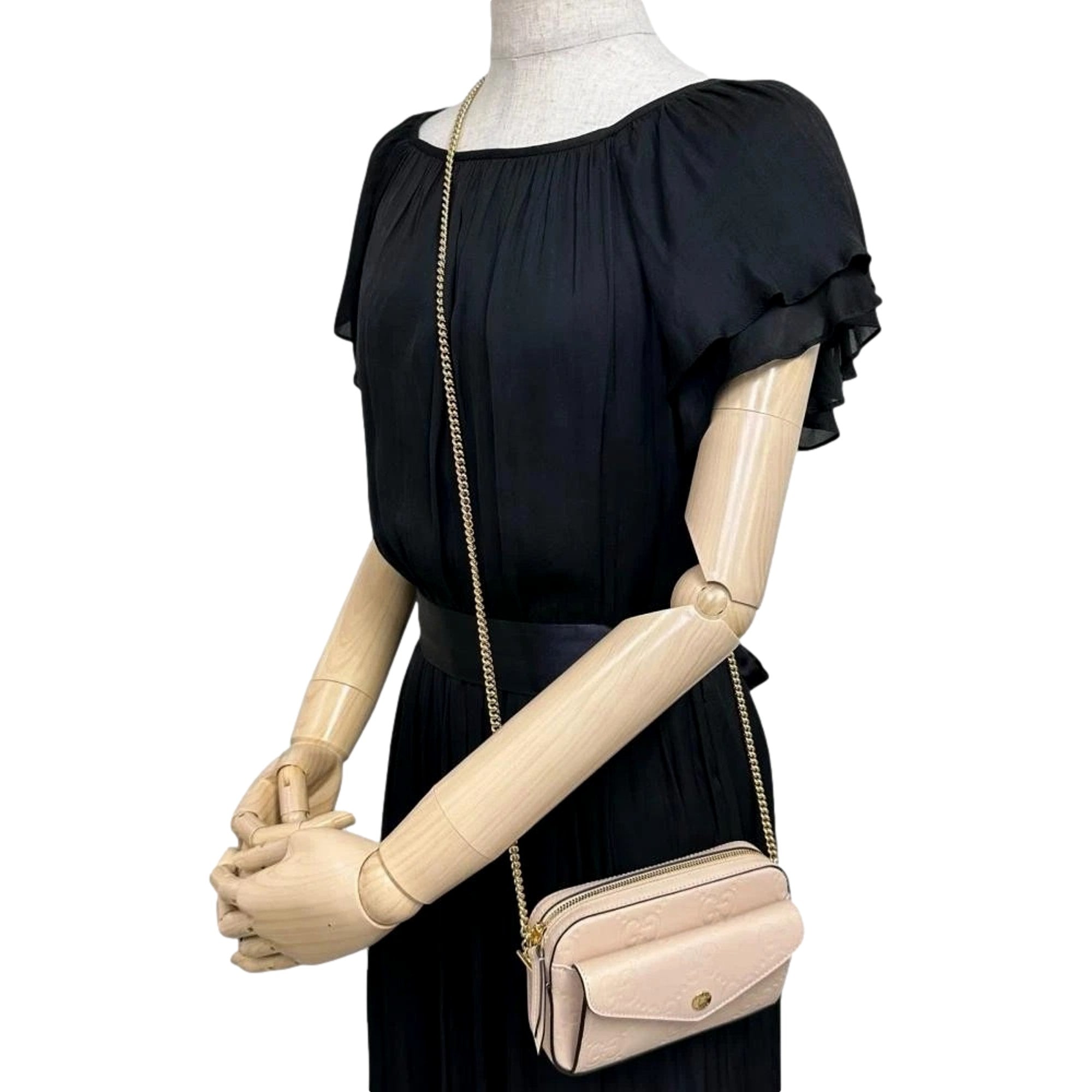 Gucci Gilbert Calfskin Mini Envelope Beige Crossbody Bag Crossbody -   Shop Bags LLC