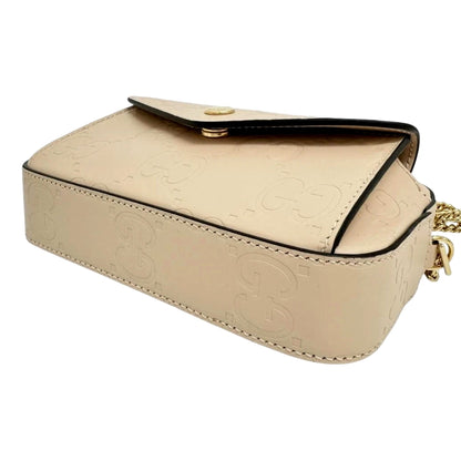 Gucci Gilbert Calfskin Mini Envelope Beige Crossbody Bag Crossbody -   Shop Bags LLC