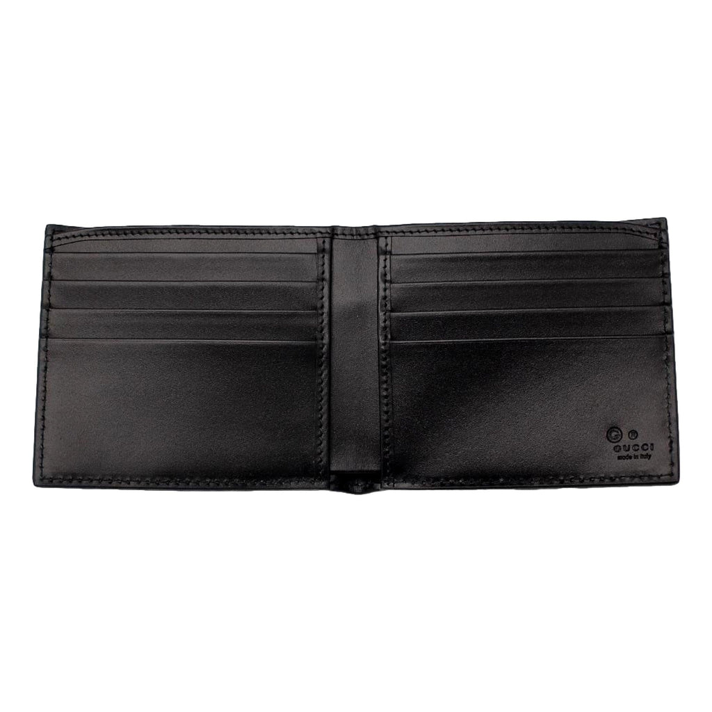 Gucci Guccissima Black Embossed Leather Bifold Wallet Wallets  Shop -   Shop Bags LLC