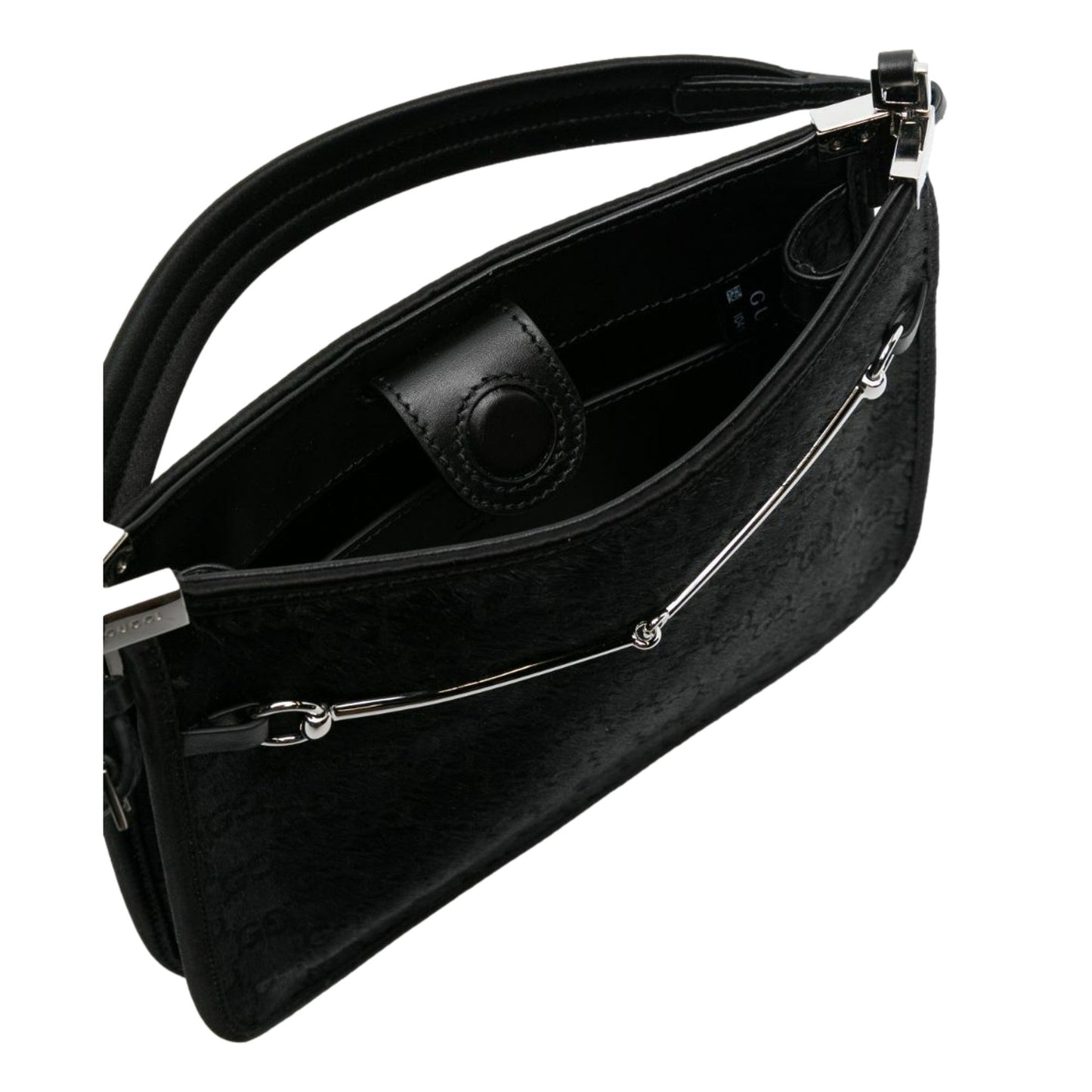 Gucci Horsebit Black Fur Slim Shoulder Bag -   Shop Bags LLC 