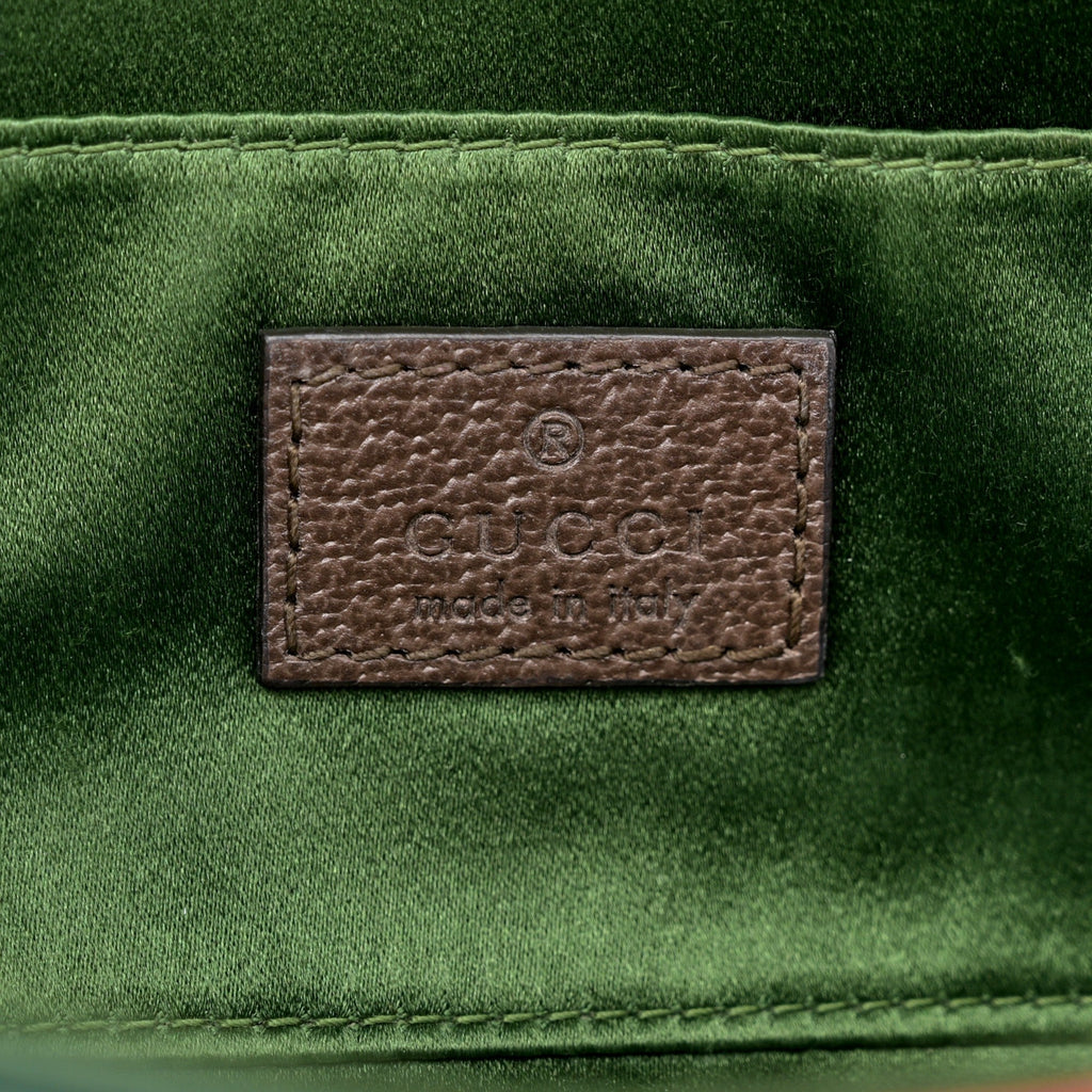 Gucci Horsebit Supreme Canvas Web Stripe Small Chain Shoulder Bag -   Shop Bags LLC