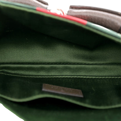 Gucci Horsebit Supreme Canvas Web Stripe Small Chain Shoulder Bag -   Shop Bags LLC