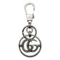 Gucci Interlocking G Metal Key Ring Charm Silver Tone -   Shop Bags LLC 