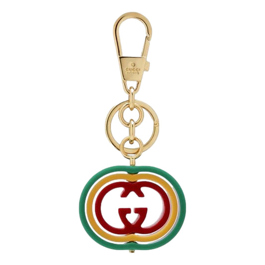 Gucci Interlocking G Rainbow Keyring - Stylish Luxury Charm -   Shop Bags LLC