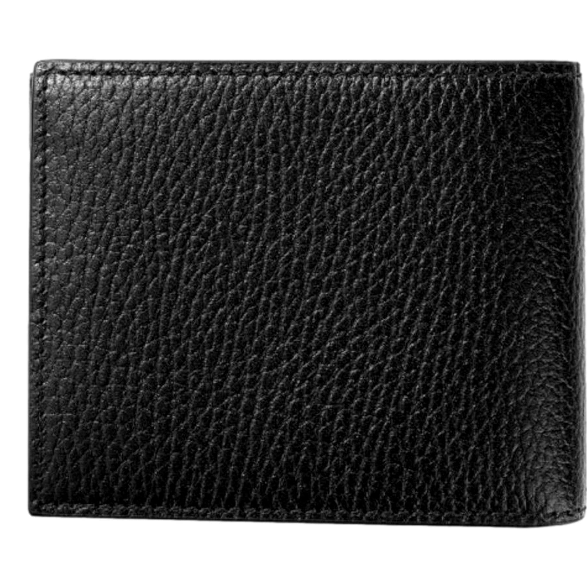 Gucci Interlocking GG Silver Black Leather Bifold Wallet Wallets -   Shop Bags LLC