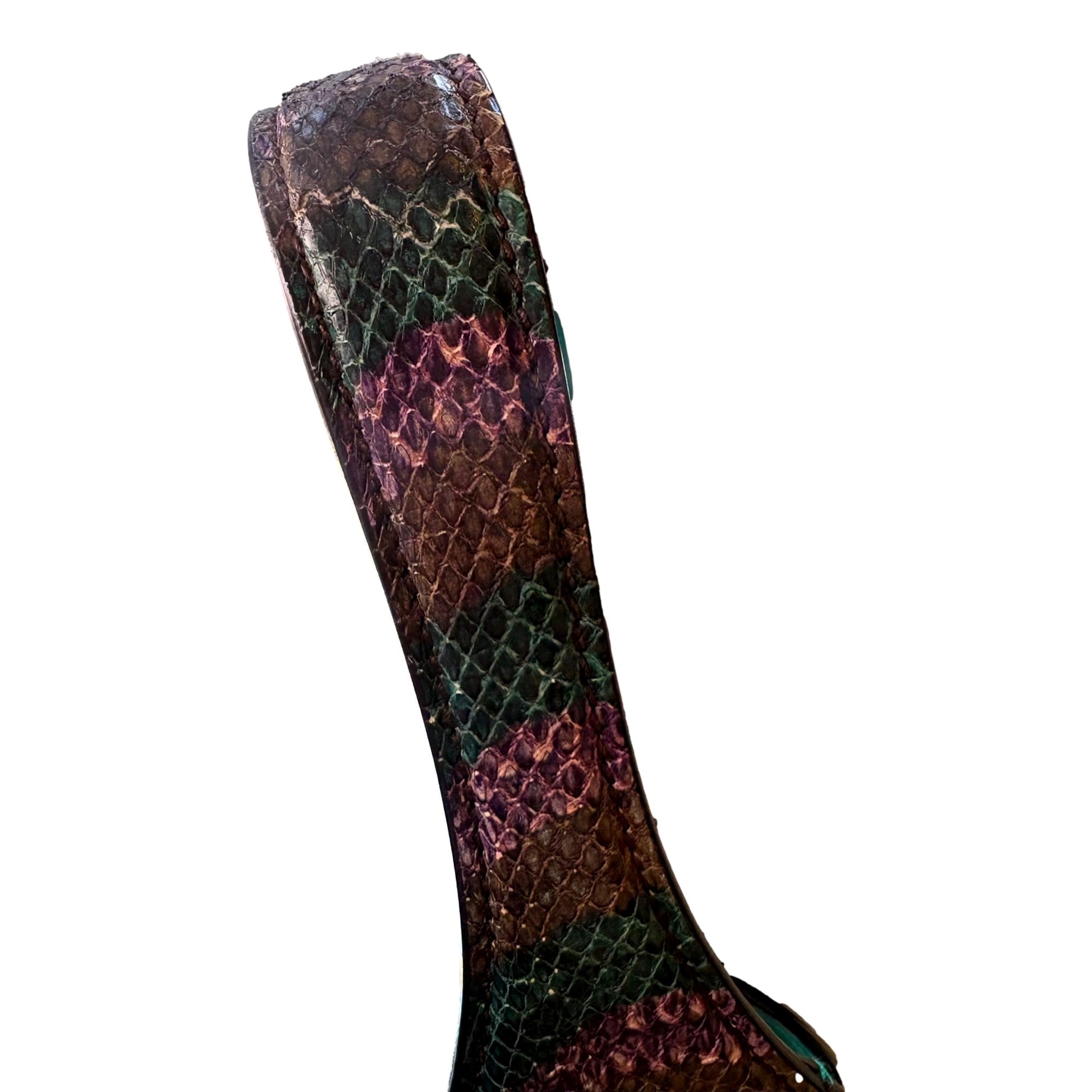 Gucci Jackie Python Leather Green Purple Large Shoulder Bag -   Shop Bags LLC