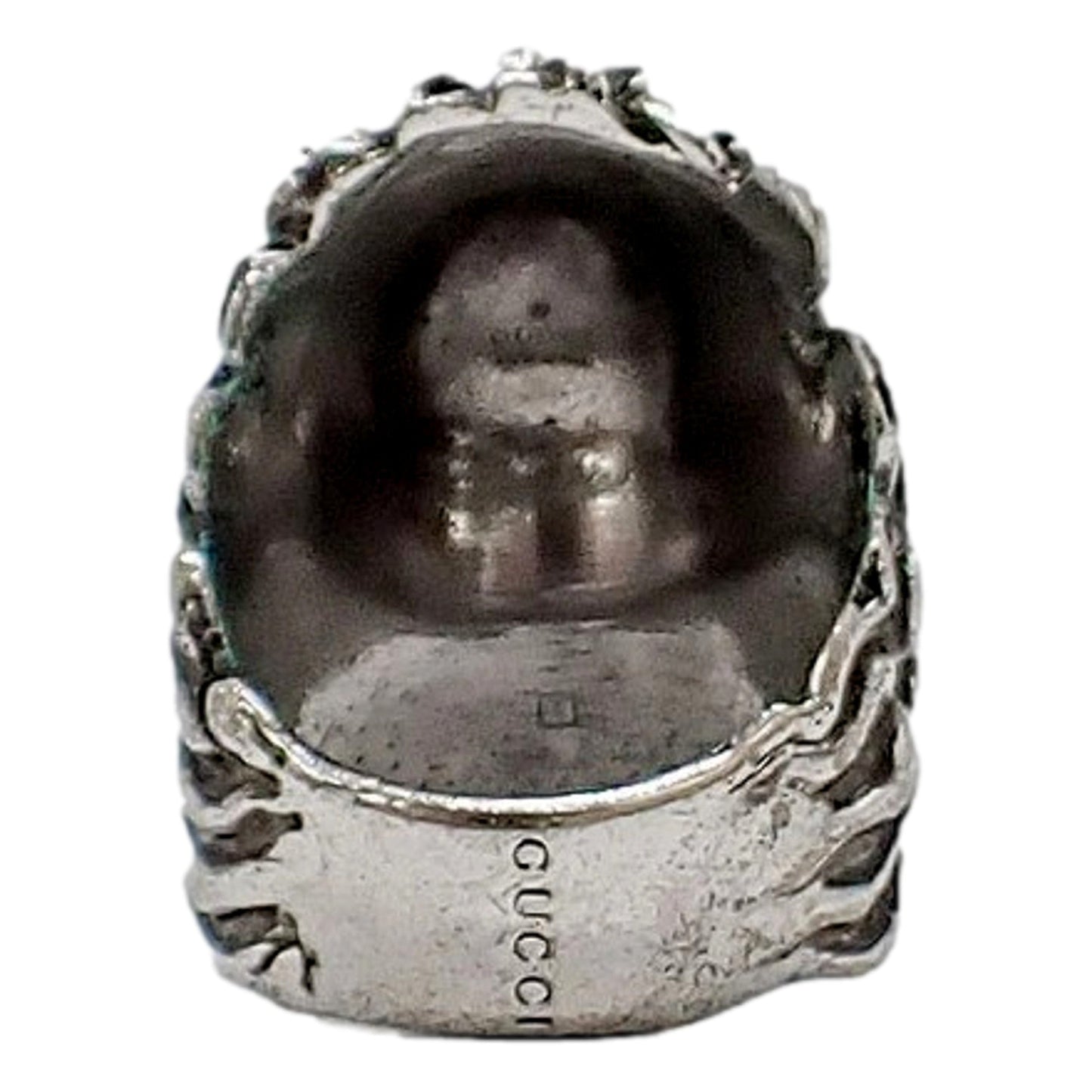 Gucci Lion Head Silver Ring with Crystal - Bold Style, Luxe -   Shop Bags LLC