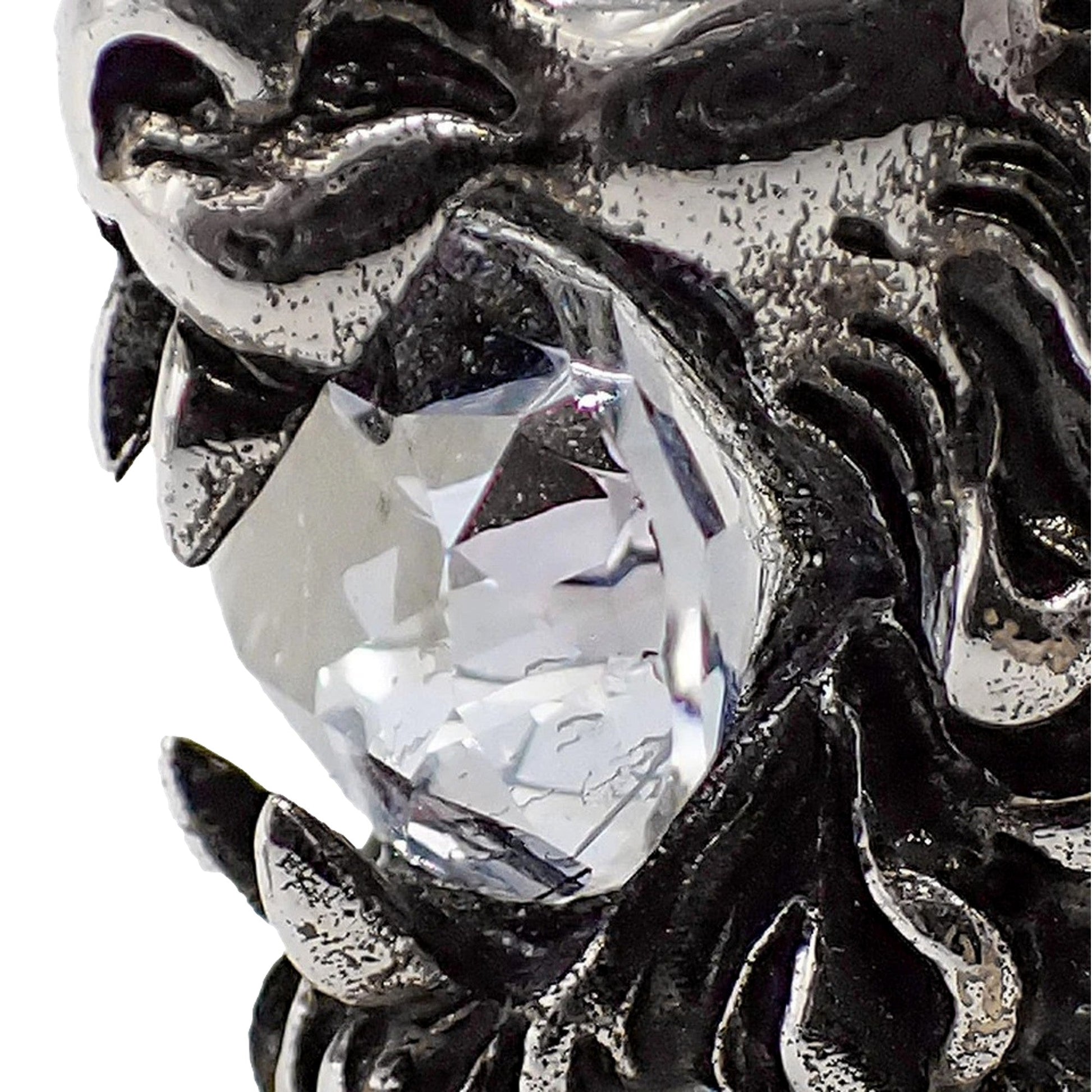 Gucci Lion Head Silver Ring with Crystal - Bold Style, Luxe -   Shop Bags LLC