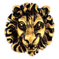 Gucci Lionhead Brooch: Bold, Vintage Elegance in Distressed Gold -   Shop Bags LLC